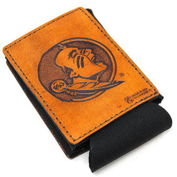 Leather Patch Drink Sleeve - FSU