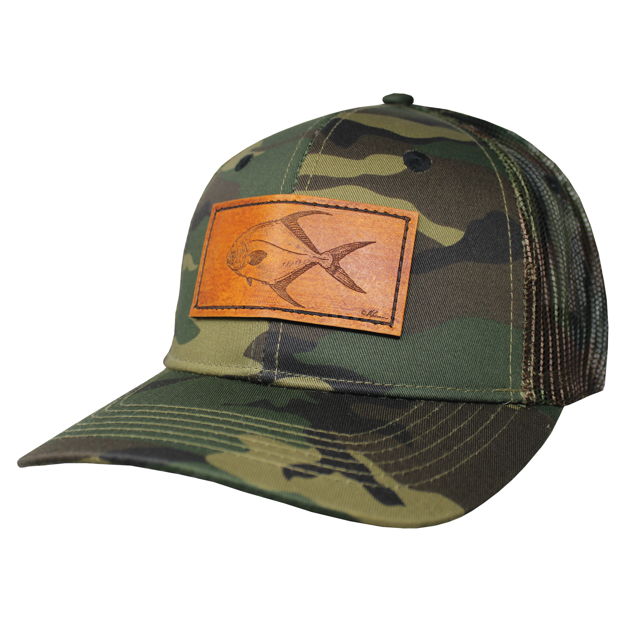 Trucker Performance Cap - Permit Leather Patch