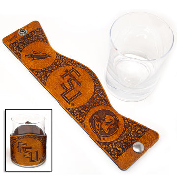 Envoltura de cuero para vaso de whisky - FSU