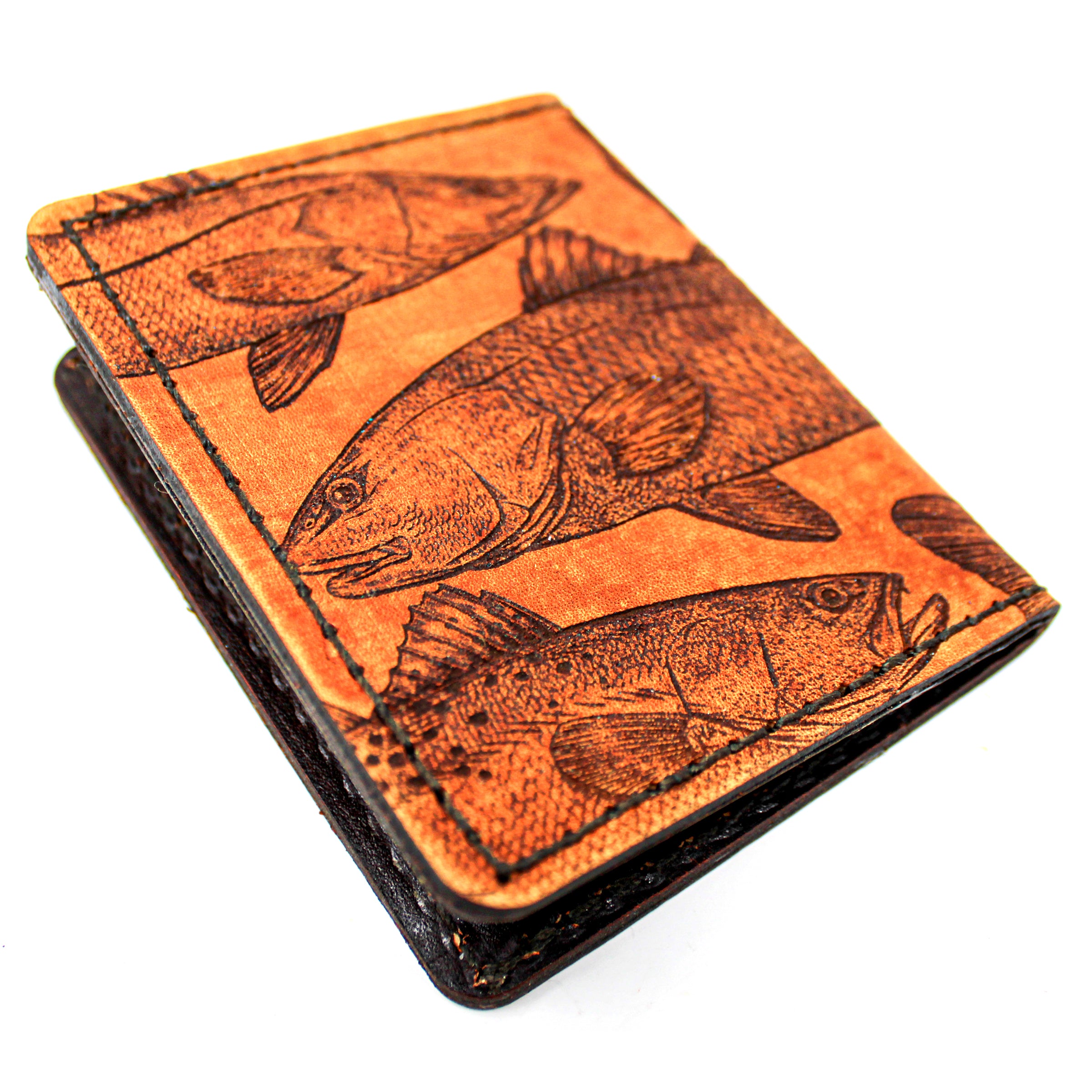 Leather Original Mens Wallet - FL Inshore Slam