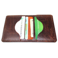 Leather Mens Wallet - Diving Eagle - inner