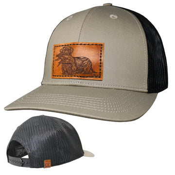 Gorra Trucker Performance - Parche de cuero Redfish