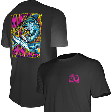 Outdoor Endeavors Attitude - American Made Graphic Tee - Marlin Mayhem