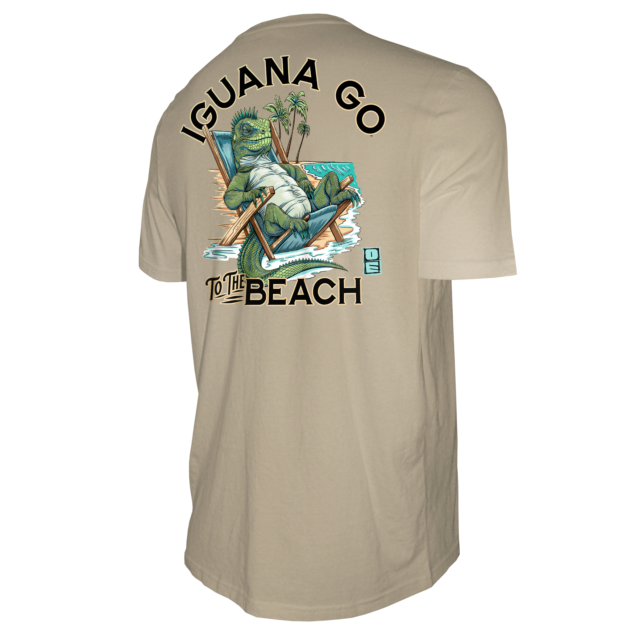 Outdoor Endeavors Attitude- American Made Tee - Iguana Go to the Beach