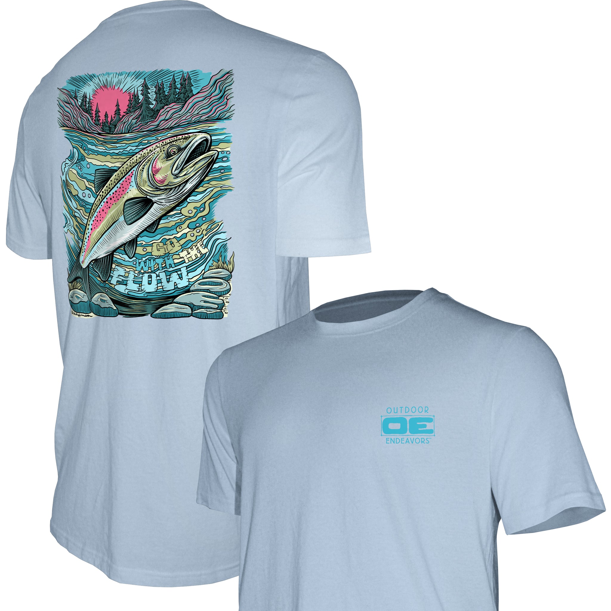 Outdoor Endeavors Out There- American Made Tee - The Flow
