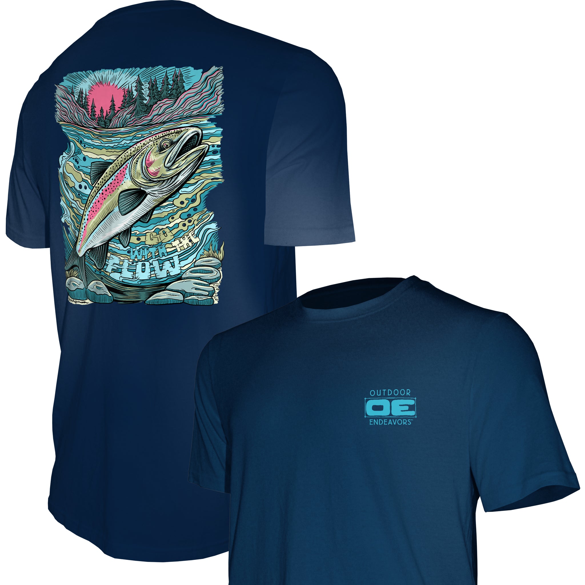 Outdoor Endeavors Out There- American Made Tee - The Flow