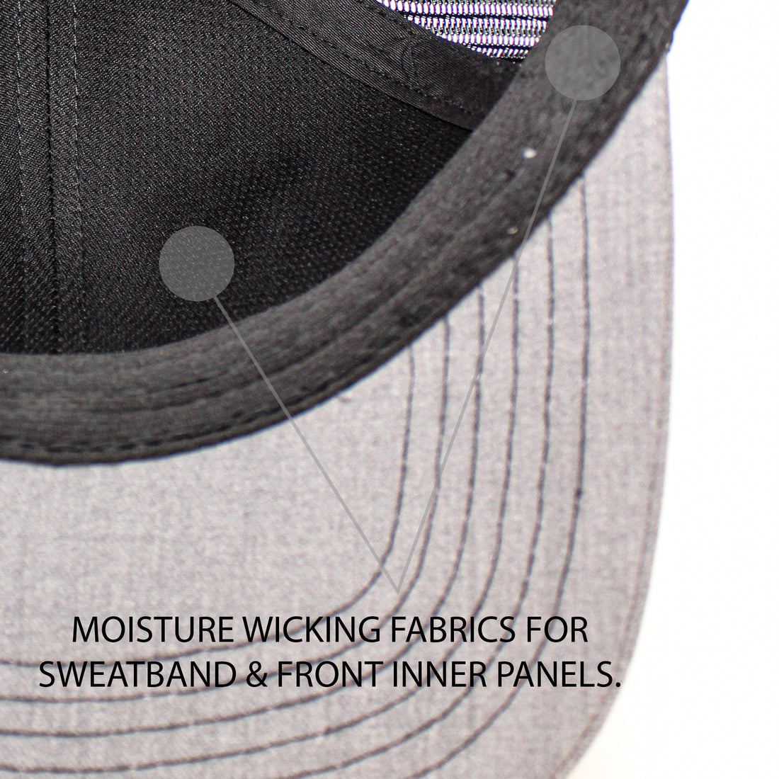 Gorra Trucker Performance - Parche de cuero Redfish