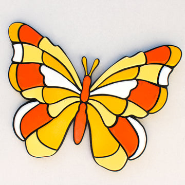 Arte de pared - Mosaico de madera de edición limitada - Mariposa