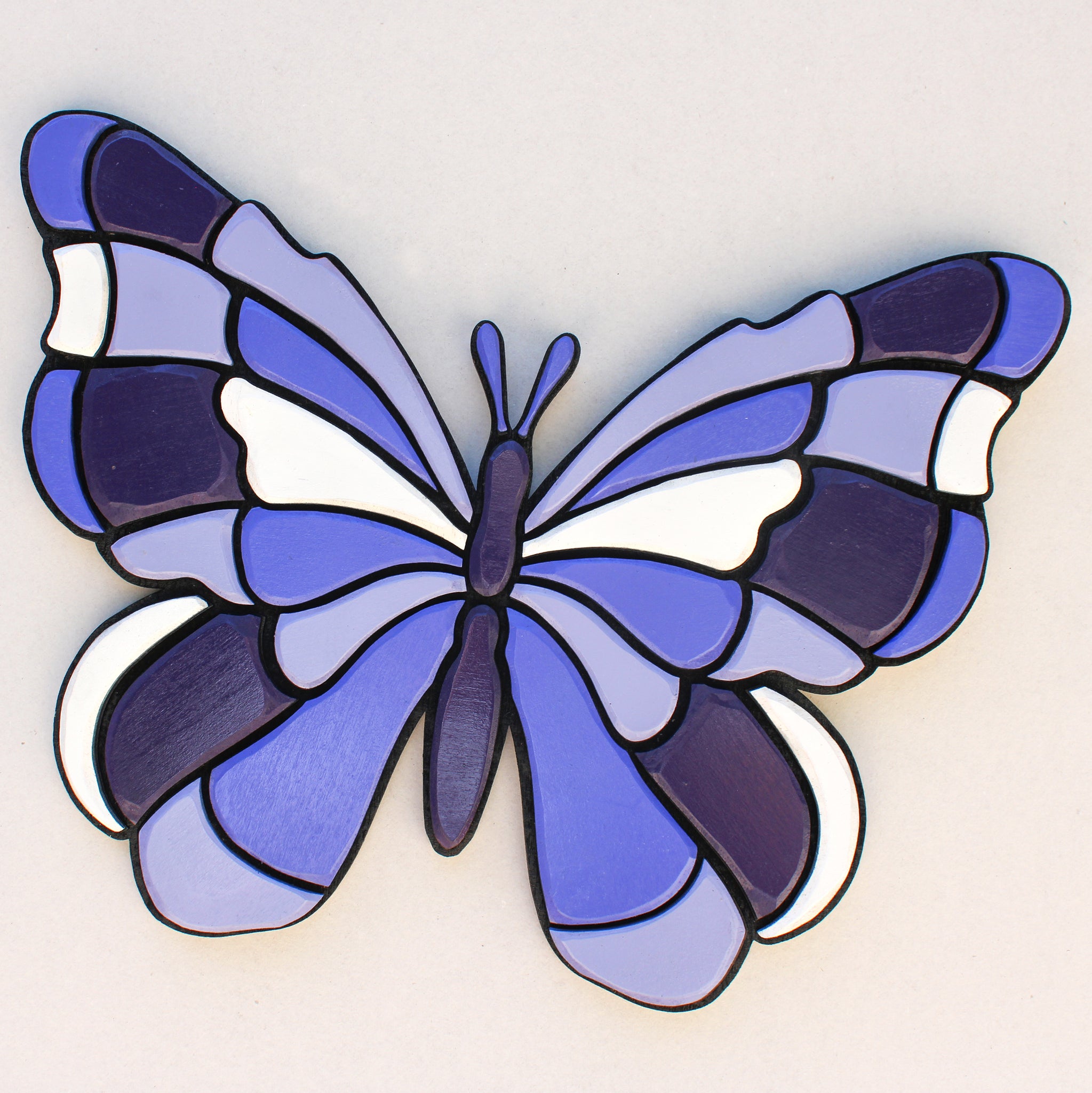 Wall Art - Limited Edition Wood Mosaic - Butterfly