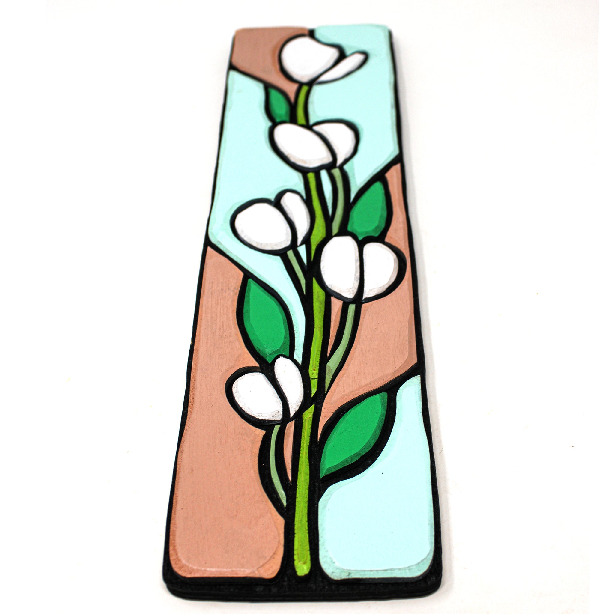 Wall Art - Accent Piece Wood Mosaic - Tulips