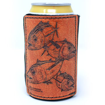 Funda para bebidas con parche de cuero - Blackfin Tuna Run