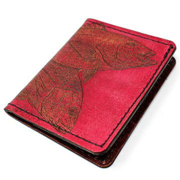 Cartera de Cuero - Pargos Rojos