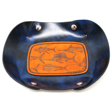 Leather Valet Tray - Offshore Slam