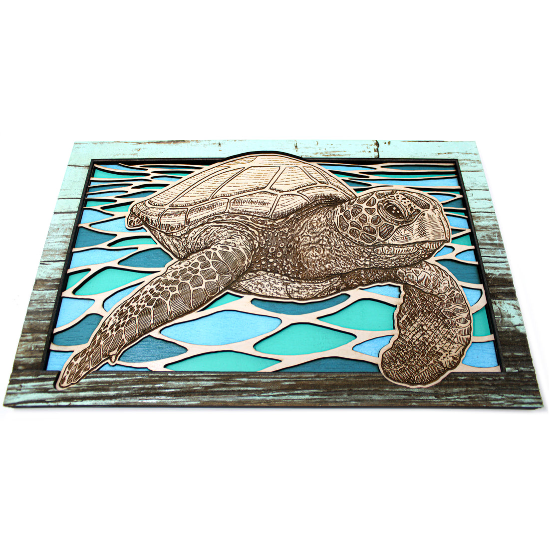Wall Art - Sea Turtle Flow