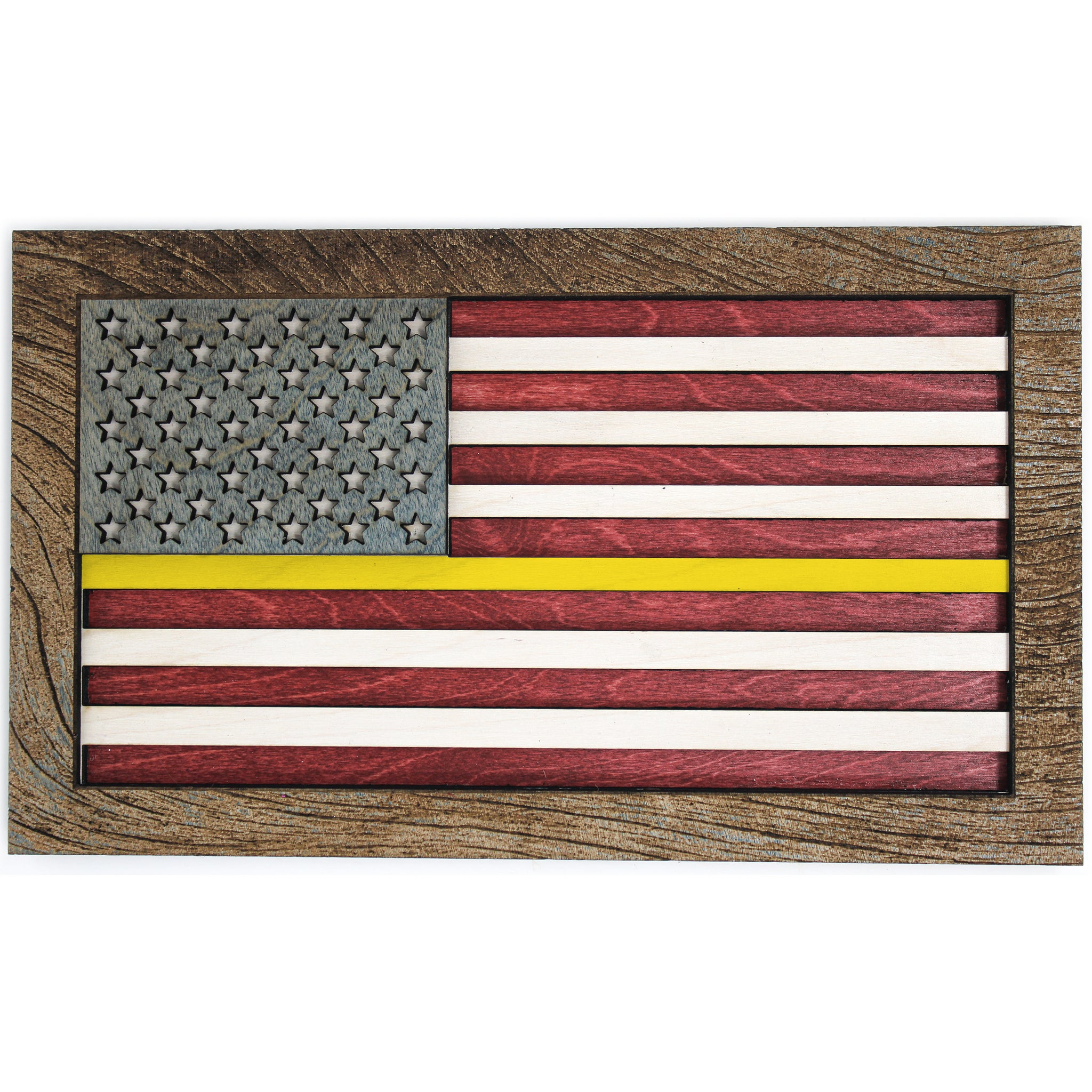 Wall Art - American Flag 3D Wood Art