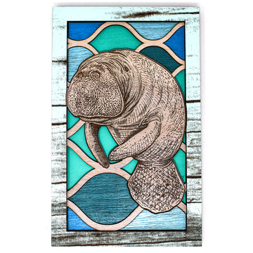 Wall Art - Manatee Ripples