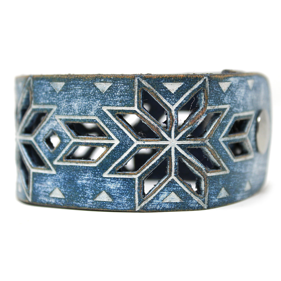 Women's Leather Bracelet - Snowfall