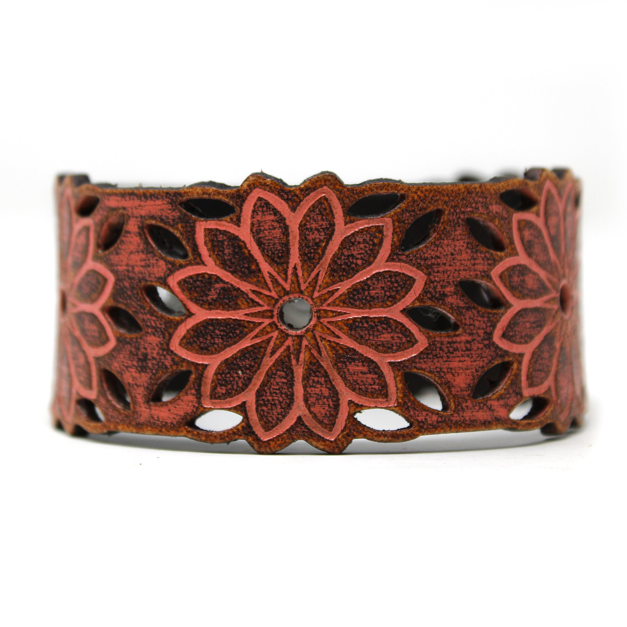 Women's Leather Bracelet - Springtime