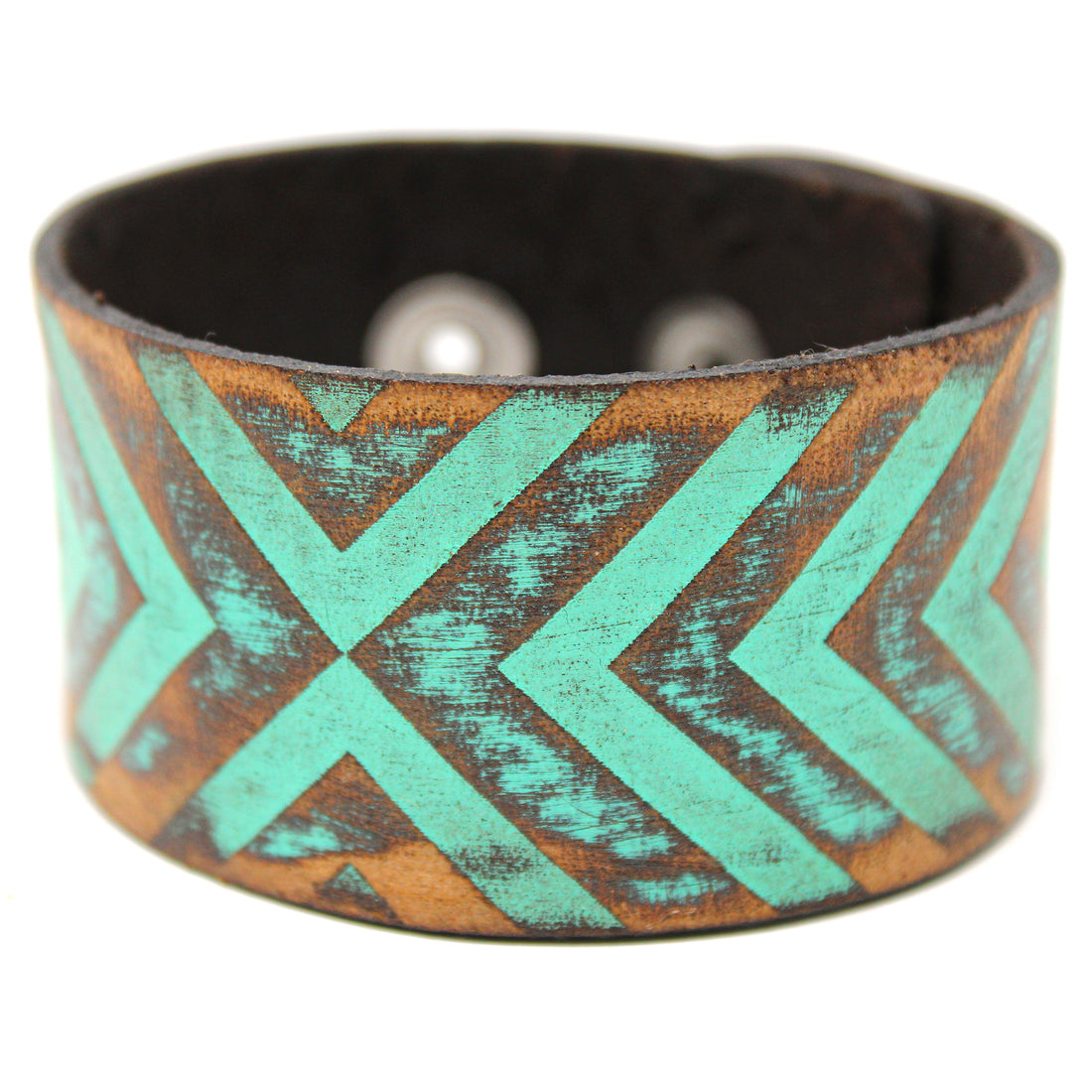 Women's Leather Bracelet - Reflections