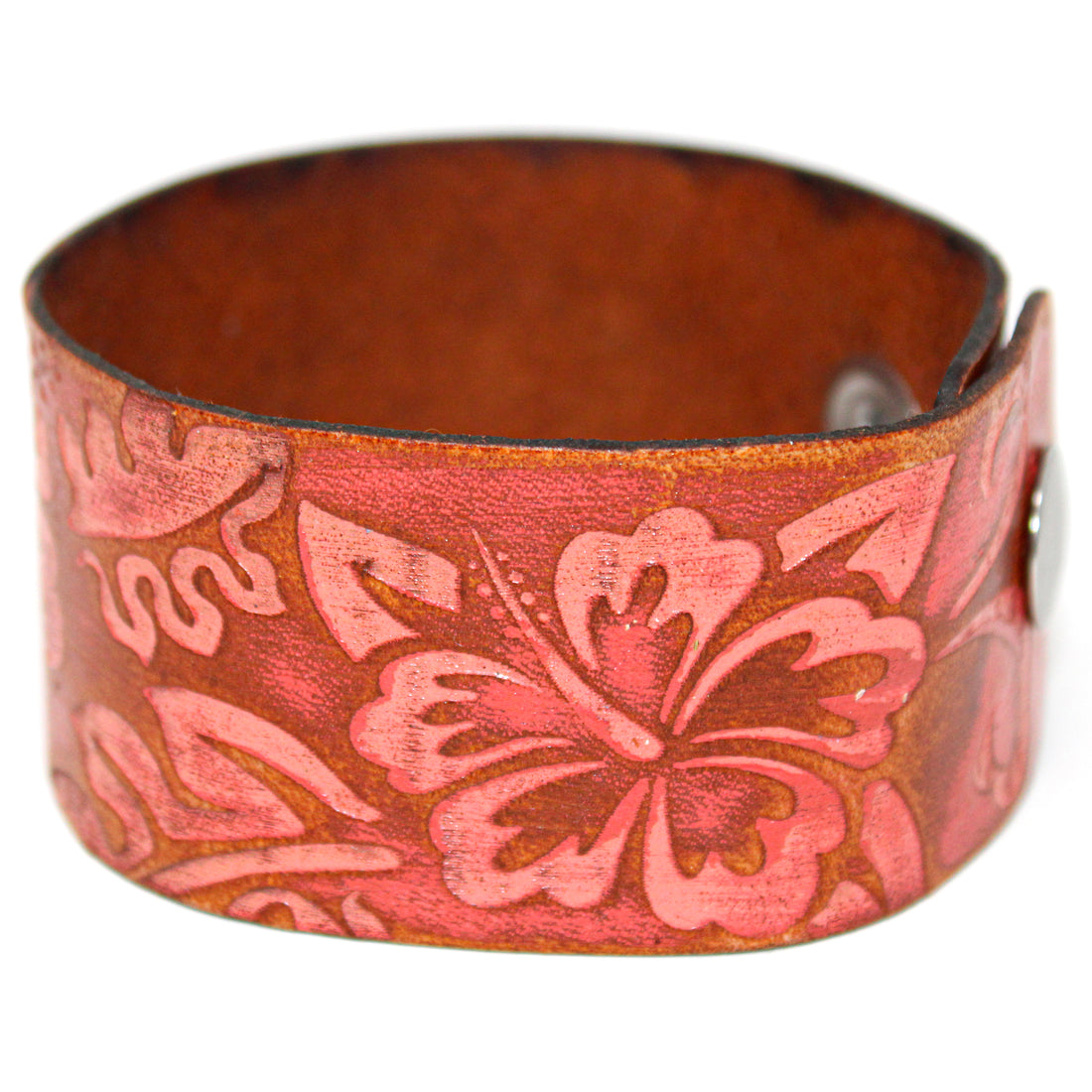 Women's Leather Bracelet - Hibsicus