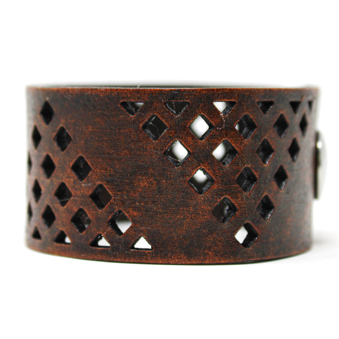 Women's Leather Cuff - Trinity Cut Cuff