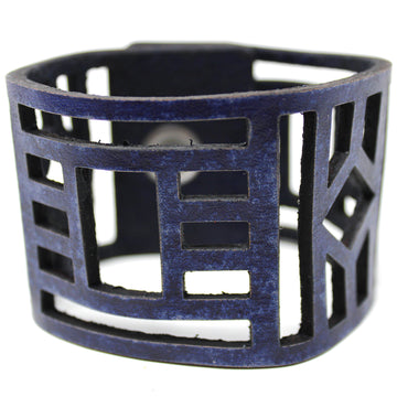 Women's Leather Cuff - Bold Lines