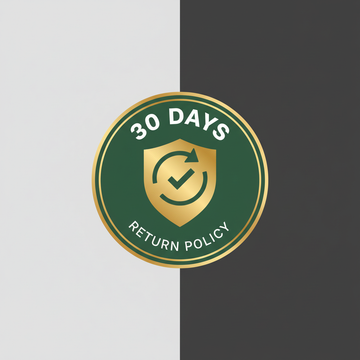 30 day return policy trust badge icon