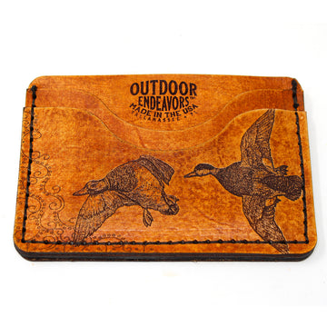 Cartera Tarjetero de Piel - Duck Hunt
