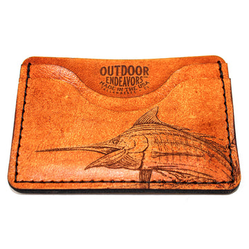 Cartera Tarjetero de Piel - Sailfish Story