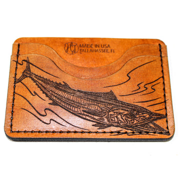 Leather Card Holder Mens Wallet -  Wahoo