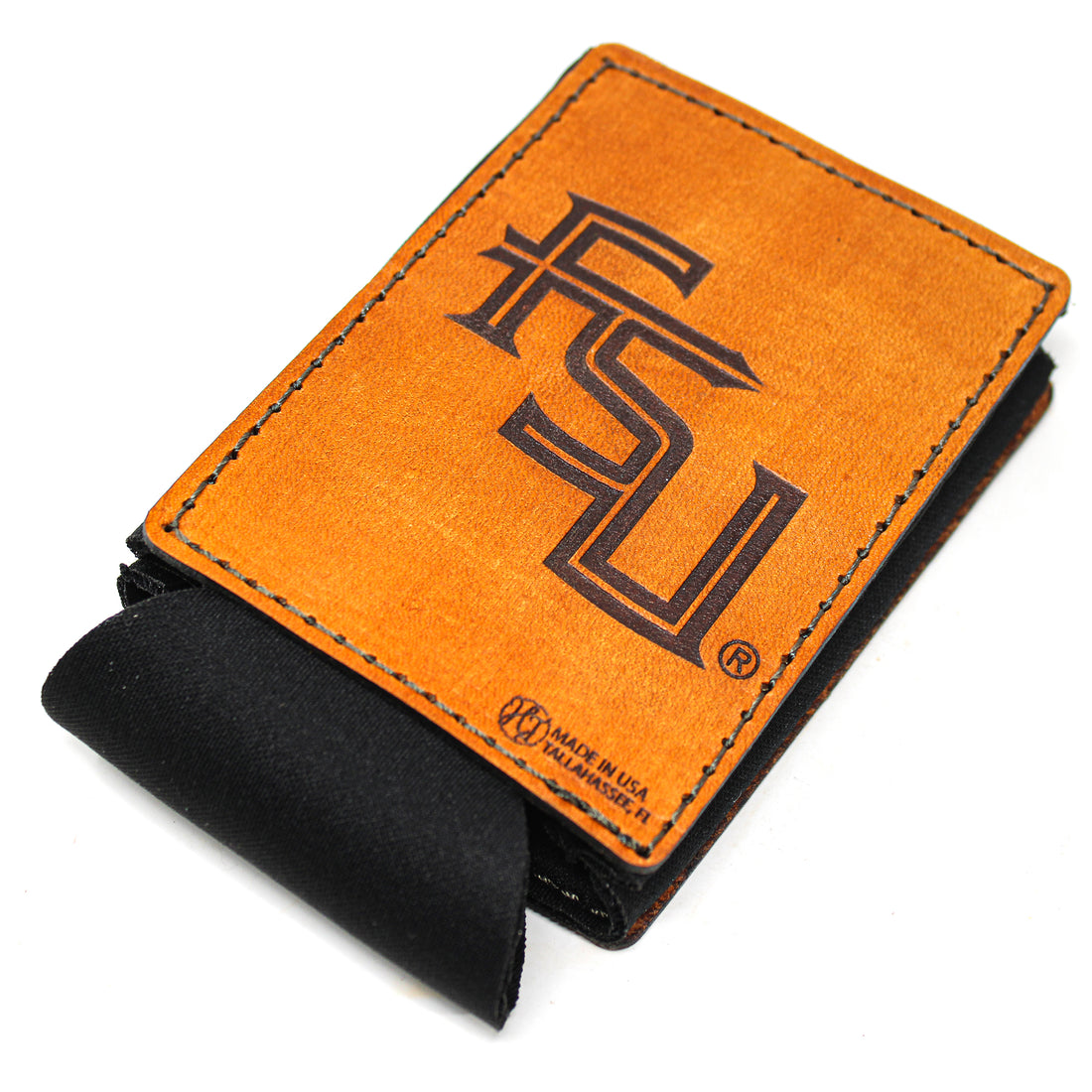 Leather Patch Drink Sleeve - FSU