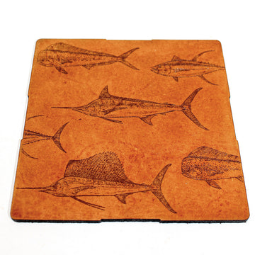 Juego de Posavasos - Cuero - Bandera de Florida