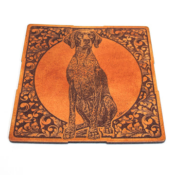 Handcrafted Leather Coasters - GSP