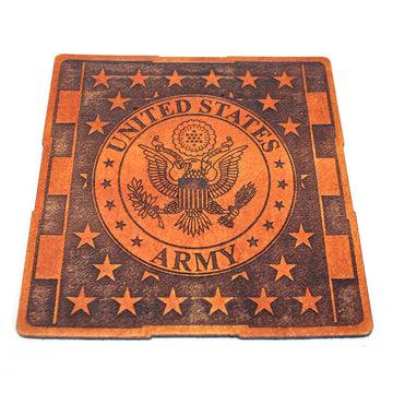 Juego de Posavasos - Cuero - Bandera de Florida
