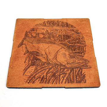 Juego de Posavasos - Cuero - Bandera de Florida