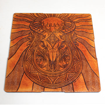 Handcrafted Leather Coasters -Western Boho Rodeo