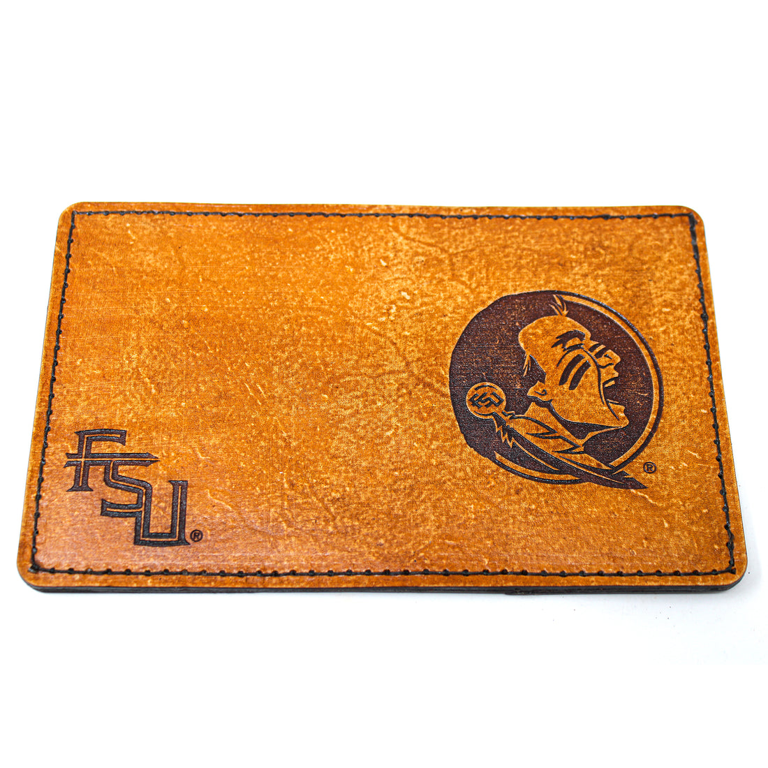 Leather Mens Wallet - FSU Clean