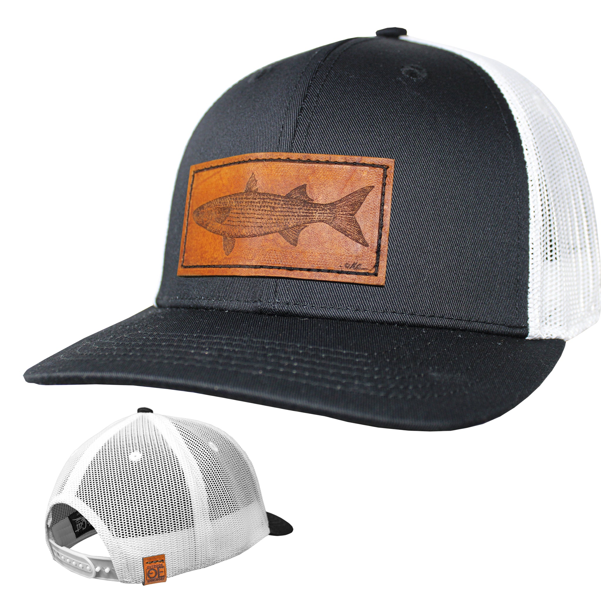 OE - Performance Trucker Hat - Mullet Leather Patch