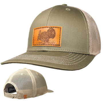 Gorra Trucker Performance - Parche de cuero Redfish