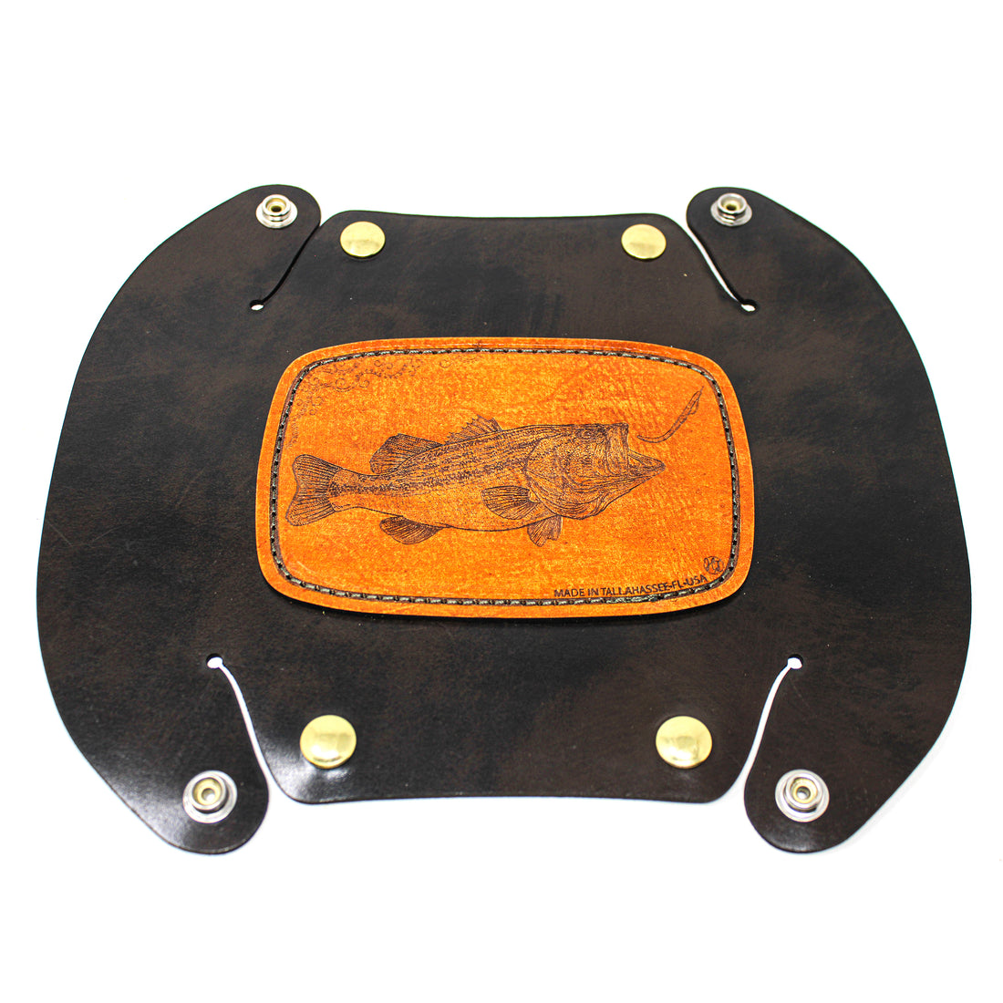 Leather Valet Tray - Large mouth bass - Get it