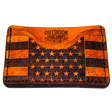 Cartera Tarjetero de Piel - Whitetail Glance