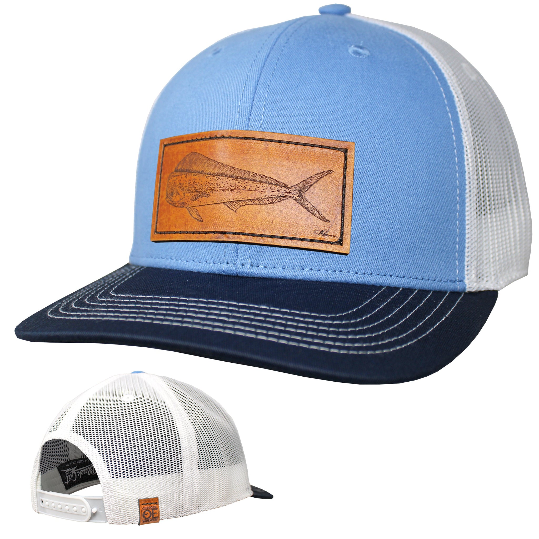 Gorra Trucker Performance - Parche de cuero Mahi