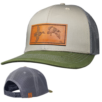 OE - Performance Trucker Hat - Mallards Leather Patch