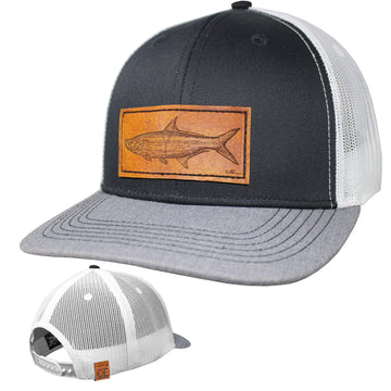 Gorra Trucker Performance - Parche de cuero Tarpon