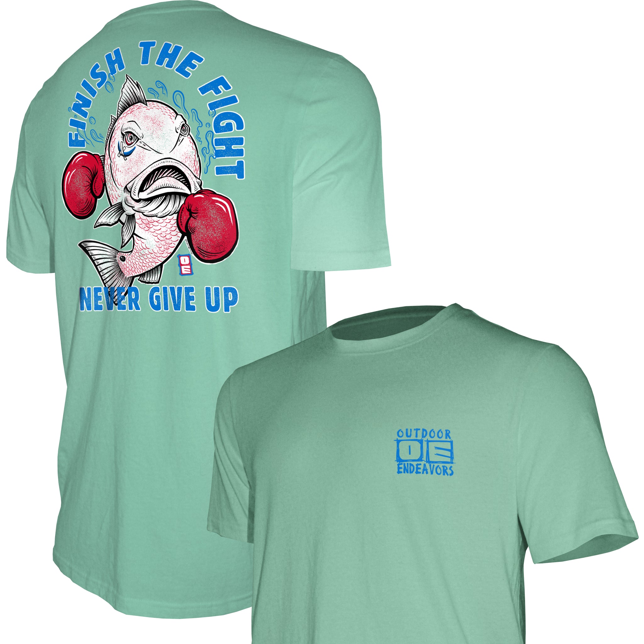 Outdoor Endeavors Attitude- American Made Tee - Finish the Fight