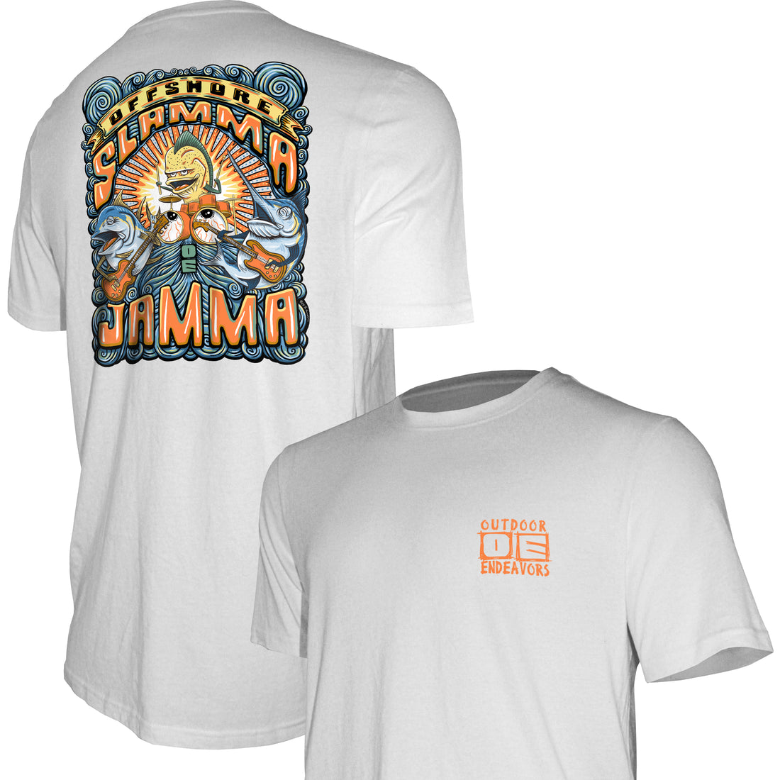 Outdoor Endeavors Attitude- American Made Graphic Tee - Offshore Slamma Jamma