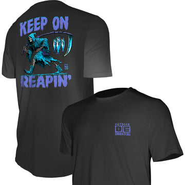 Actitud de esfuerzos al aire libre - Camiseta hecha en Estados Unidos - Iguana Go Drinking