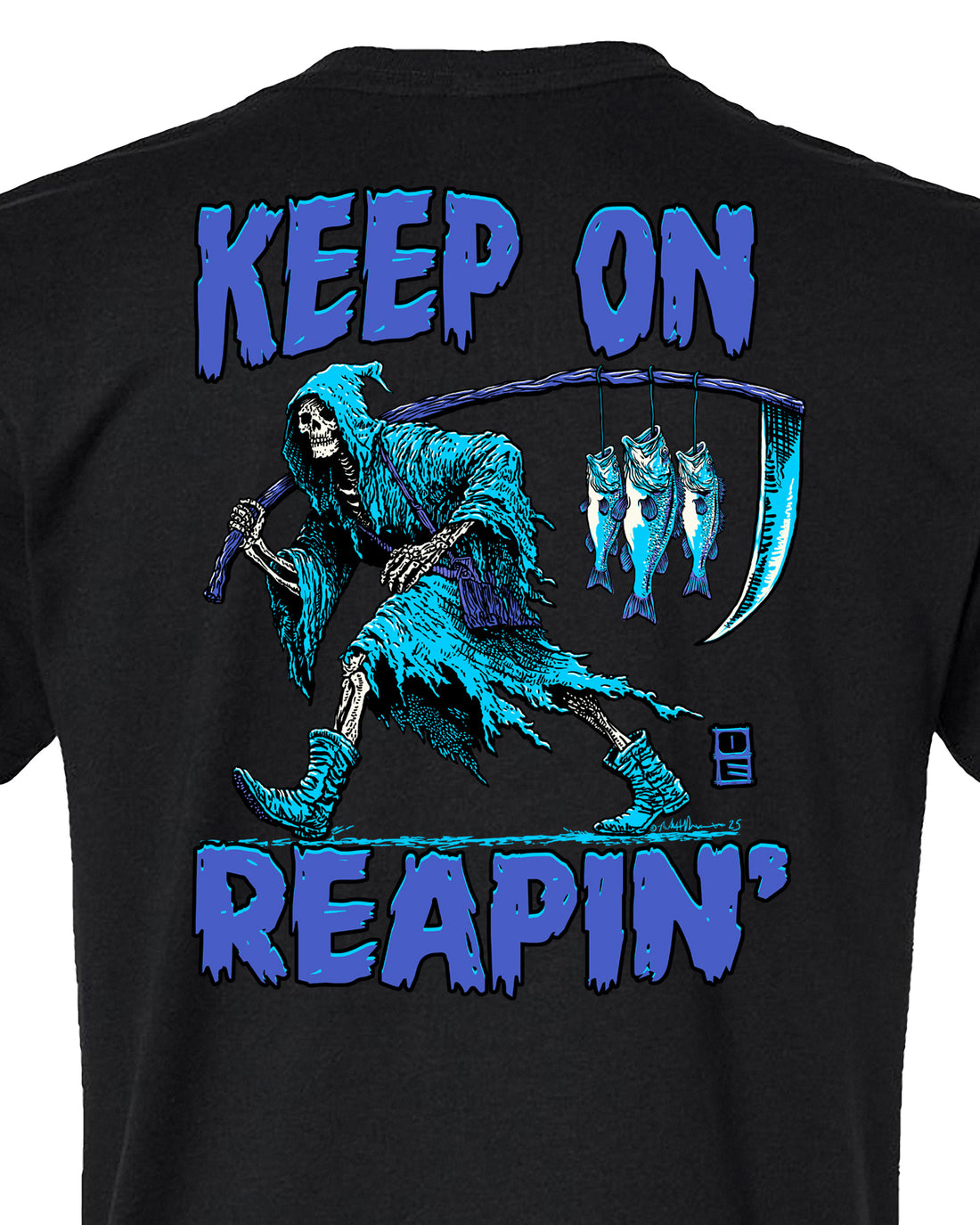 Outdoor Endeavors - American Made Back Graphic Tee - Keep on Reapin - Bass