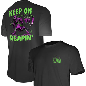 Actitud de esfuerzos al aire libre - Camiseta hecha en Estados Unidos - Iguana Go Drinking