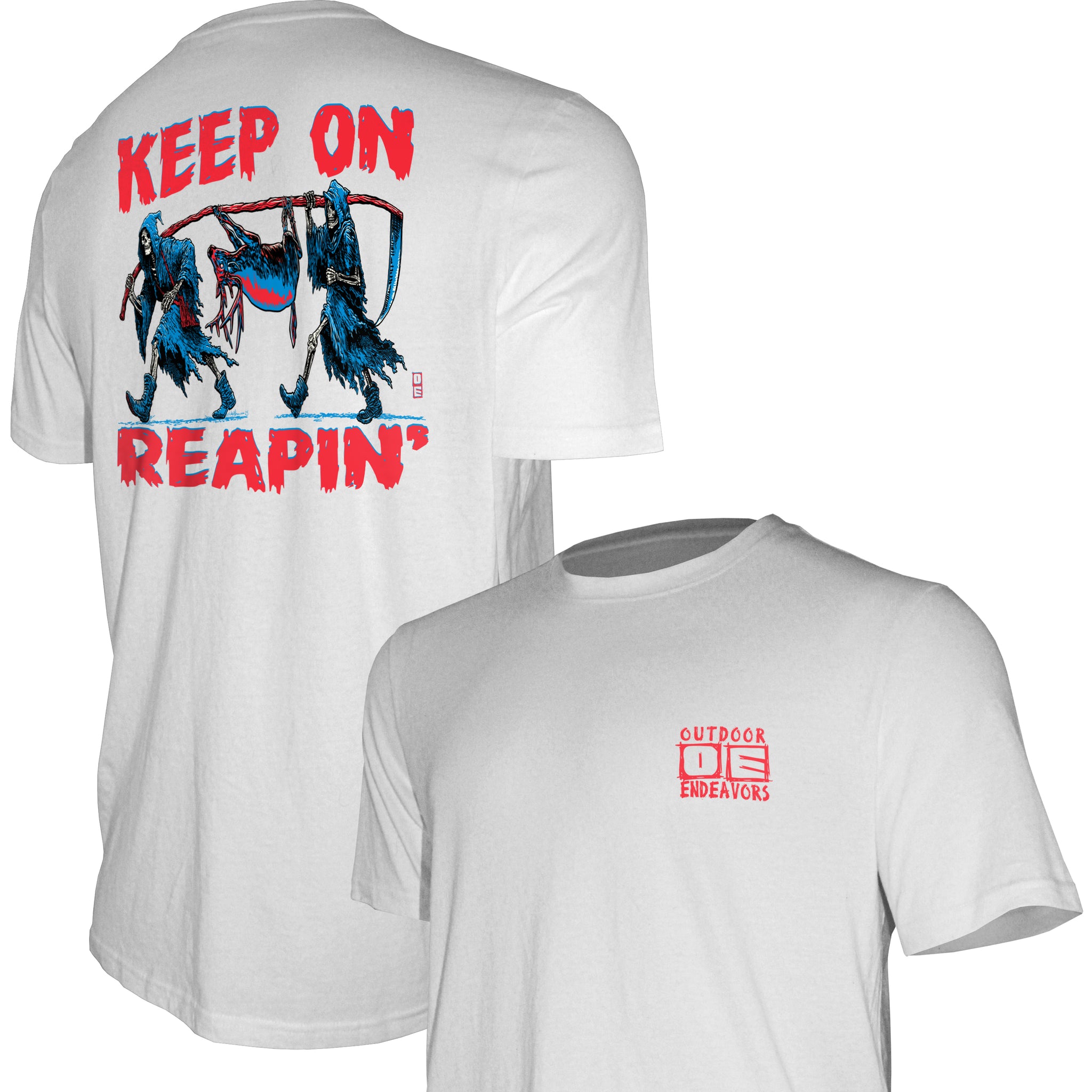 Actitud de esfuerzos al aire libre - Camiseta hecha en Estados Unidos - Iguana Go Drinking